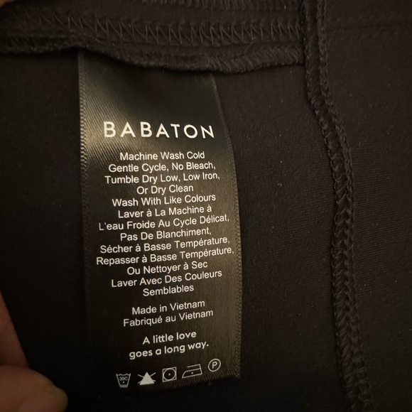 NWOT Size 2 - Babaton Sleeveless Neoprene Dress - Picture 3 of 7